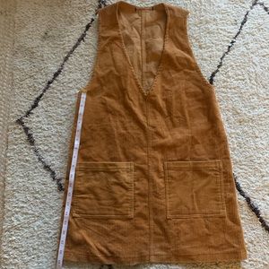 Free people corduroy jumper dress